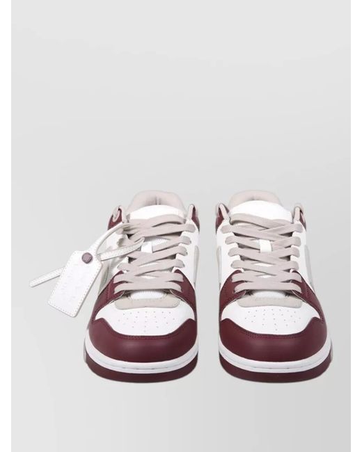 Off-White c/o Virgil Abloh Pink Office Escape Sneaker Rubber Sole for men
