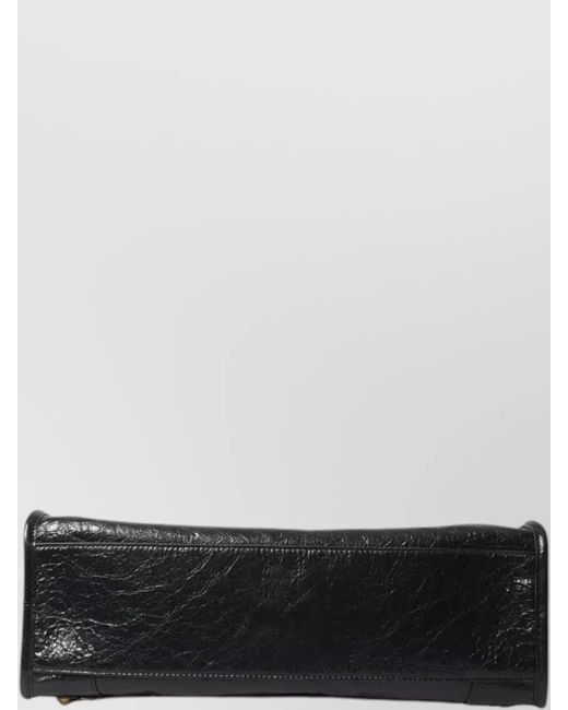 Balenciaga Black City Small Tote Bag Arena Leather