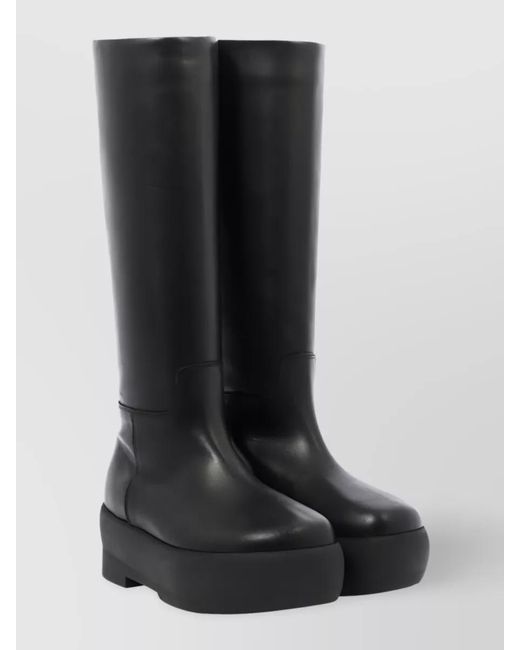 Gia Borghini Black Leather Boots
