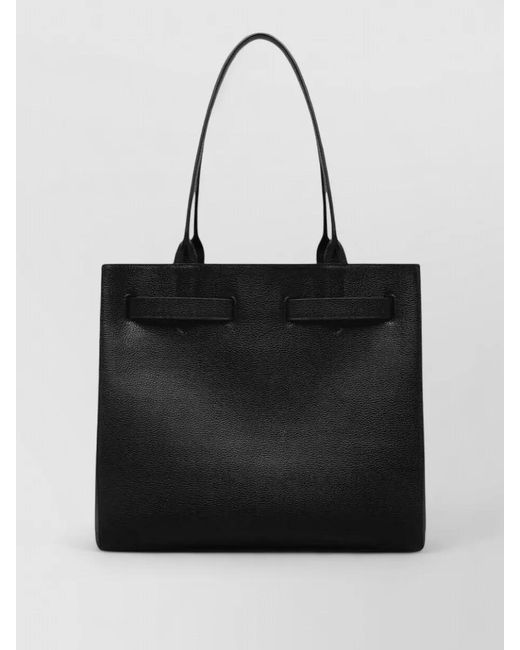 Tom Ford Black Audrey Medium Leather Tote Bag
