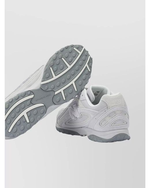 New Balance Gray Suede Low-Top Sneakers for men
