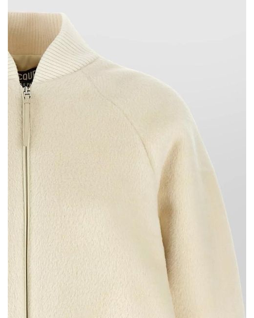 Jacquemus Natural Alpaca Wool Oversized Jacket