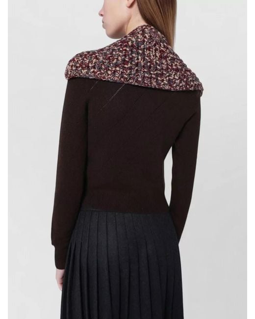 Prada Multicolor Chunky Knit Wool Long Winter Scarf