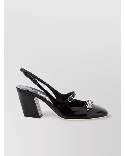 Jimmy Choo Multicolor Leather Slingback Pumps