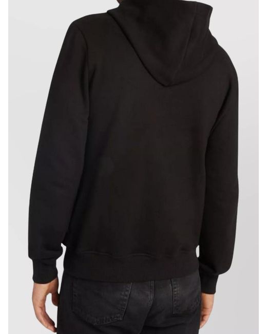 Giuseppe Zanotti Black Cotton Hooded Jacket for men