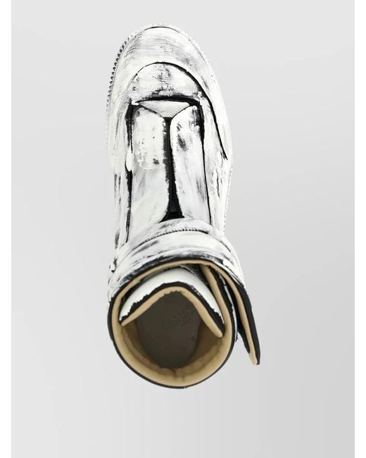 Maison Margiela White Future High Top Sneakers Round Toe Sole for men