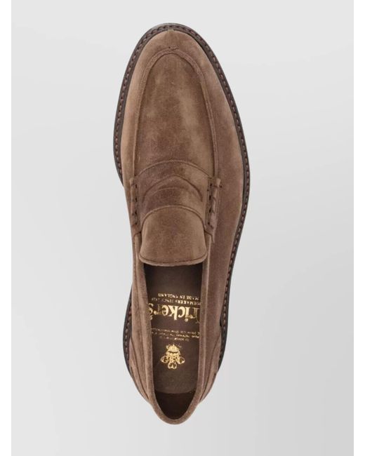 Tricker's Brown Leather Loafers for men
