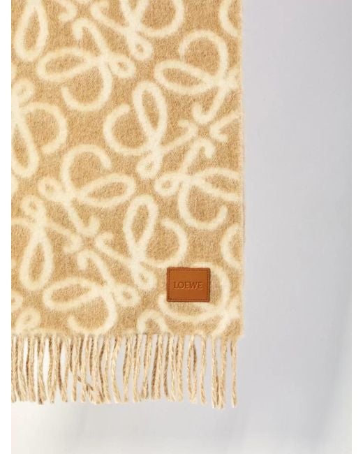 Loewe Metallic Alpaca Wool Scarf