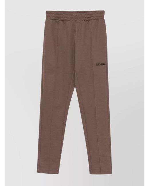 The Attico Brown Elastic Waistband Ribbed Cuffs Side Pockets