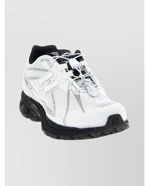 New Balance White Low-Top Sneakers for men