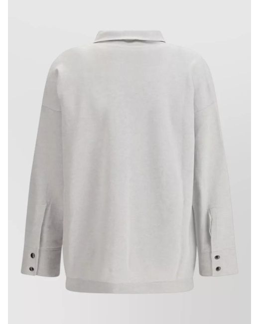 Fabiana Filippi White Wool Fitted Jacket