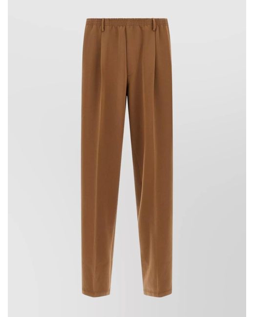 Cellar Door Brown 'Ezio' Trousers Featuring Back Pocket for men