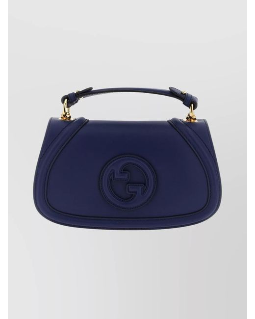 Gucci Blue Blondie Leather Shoulder Bag