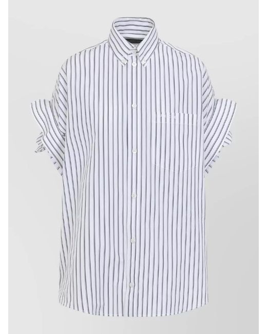 Balenciaga Blue Shirt
