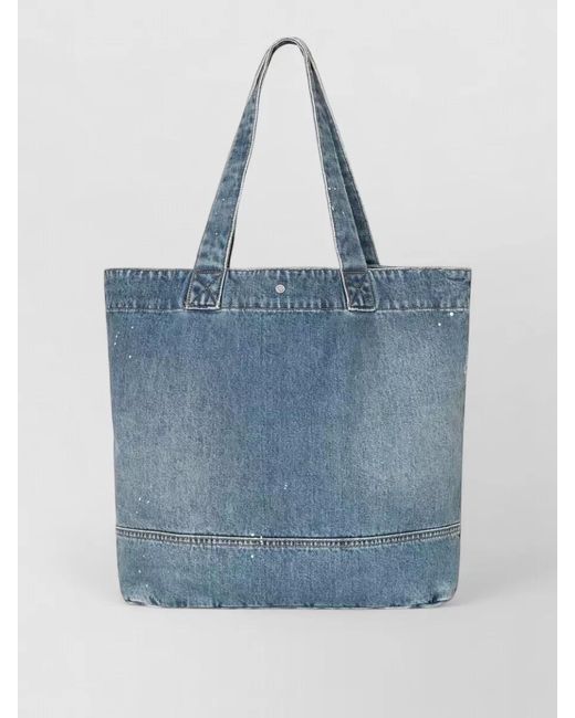 Carhartt Blue Denim Shoulder Bag for men