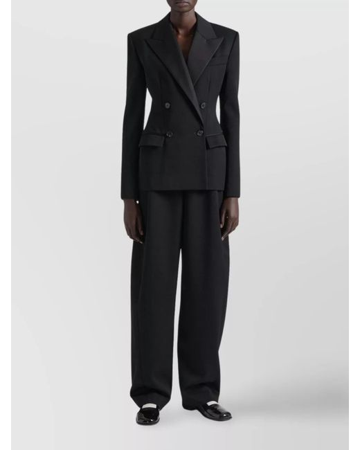 Givenchy Black Wool Double-Breasted Blazer