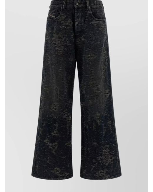 DIESEL Black Vintage Inspired D-Sire Denim Trousers