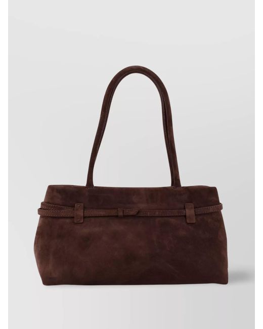 MANU Atelier Brown Cambon East West Shoulder Bag