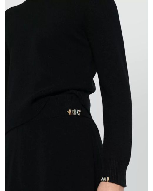 Extreme Cashmere Black Cashmere Crewneck Sweatshirt