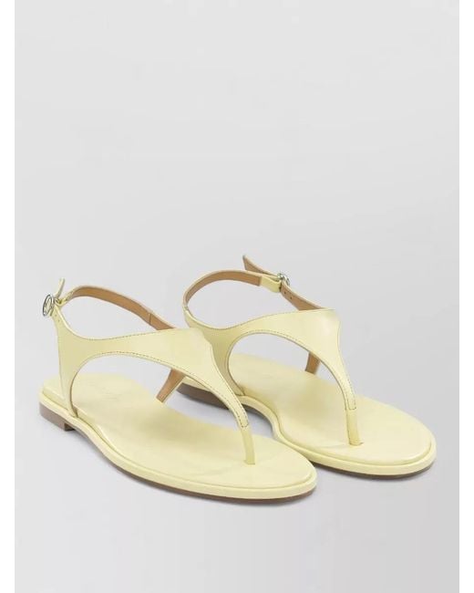 Aeyde Natural Leather Low Slides