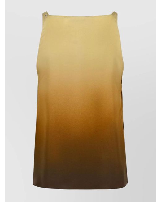 Sportmax Natural Silk Gradient Top