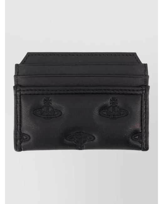 Vivienne Westwood Black Polyurethane Card Holder