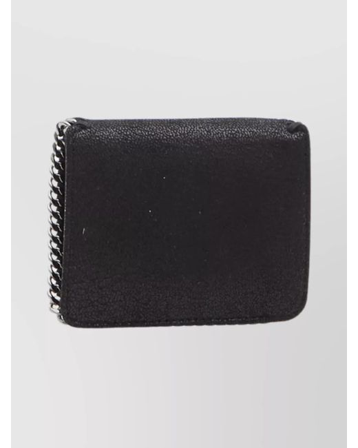 Stella McCartney Black Falabella Bifold Wallet