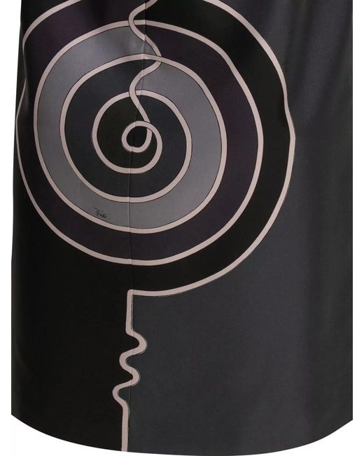 Emilio Pucci Black Astro Mini Dress