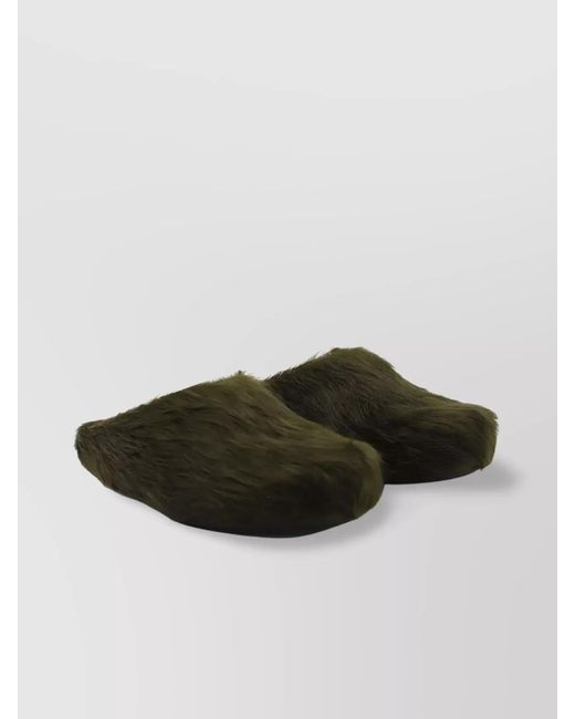 Marni Multicolor Leather Fussbet Slippers for men