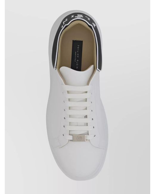 Philipp Plein Multicolor Leather Low-Top Sneakers for men
