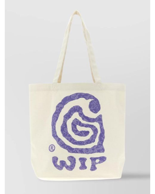 Carhartt White "Printed Canvas Tote" Shopping Bag for men
