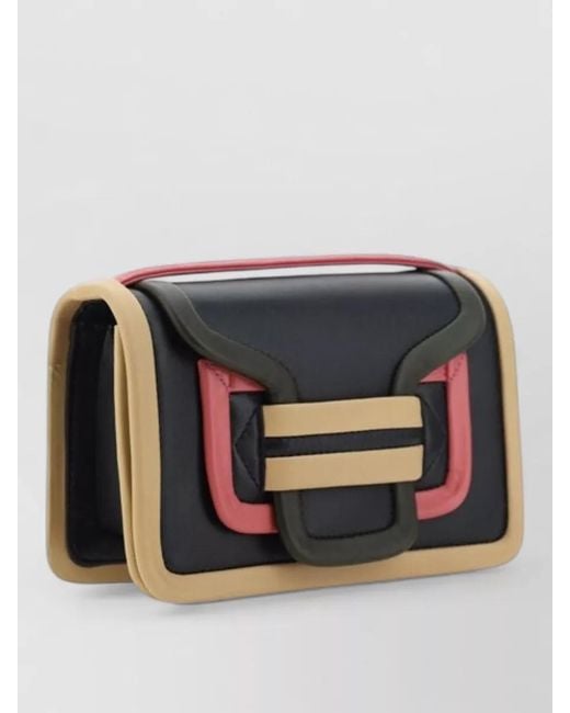 Pierre Hardy Orange Alpha Leather Shoulder Bag Color Block