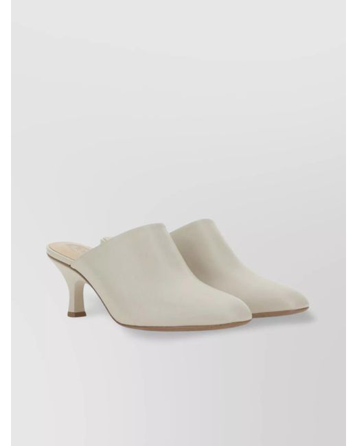 Tod's White Leather Sandals