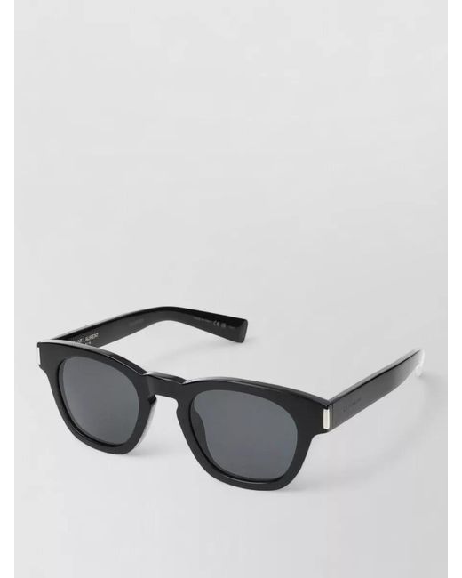 Saint Laurent Gray Sunglasses Sl 746 001 Rectangular Thick Arms