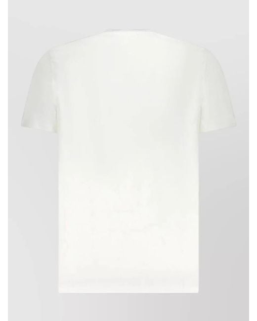 Calvin Klein White Cotton T-Shirt for men