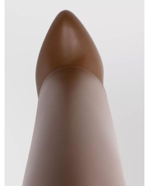 Givenchy Brown Leather Pointed-Toe Wedge Ankle Boots