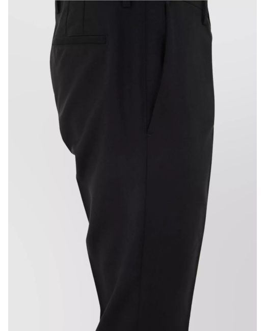 Paul Smith Black Tapered Trousers for men