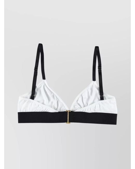 Tom Ford White Logo Band Bra