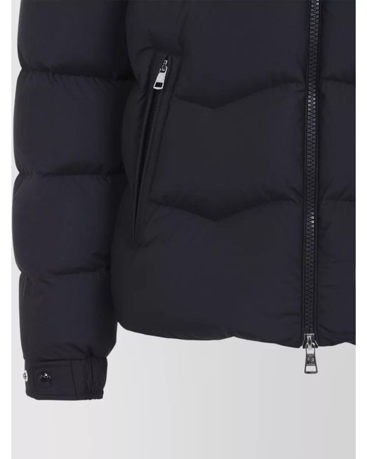 Moncler Blue Down Quilted Puffer Jacket for men