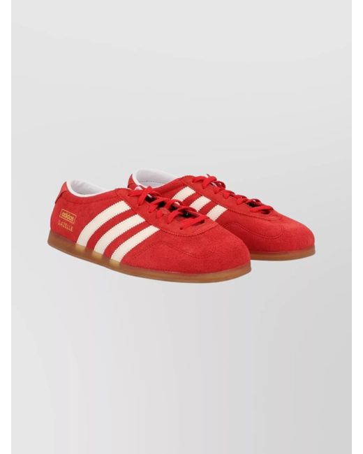 Adidas Originals Red Synthetic Low-Top Sneakers