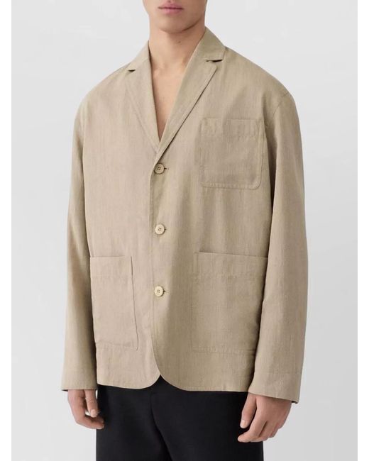 Jacquemus Natural Pastro Single Breasted Tailored Jacket for men
