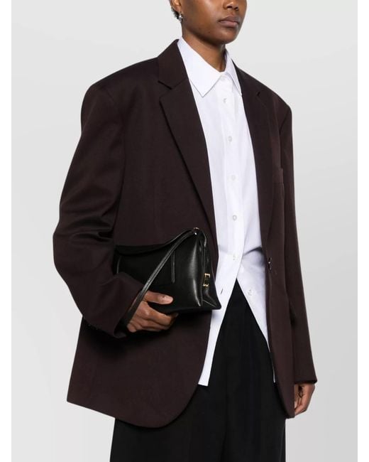 Wandler Black Penelope Leather Shoulder Bag