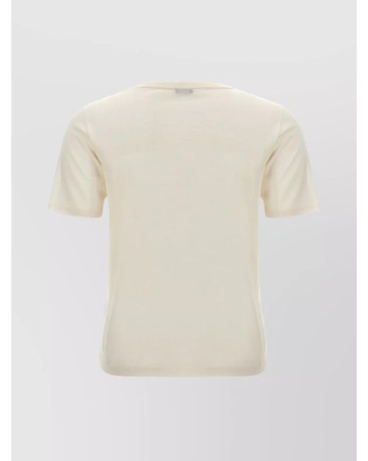 Kiton Natural Cashmere Silk T-Shirt