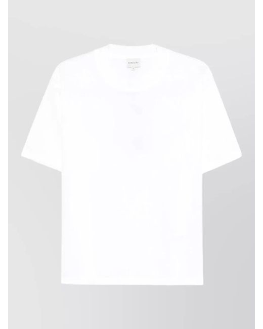 Herskind White Larsson Cotton T Shirt Relaxed Fit