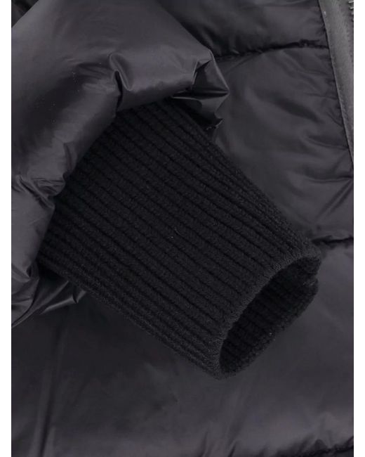 Rick Owens Black Puffer Coat for men