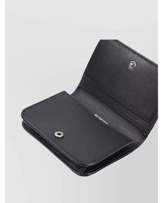 Balenciaga Blue Leather Monk Card Holder