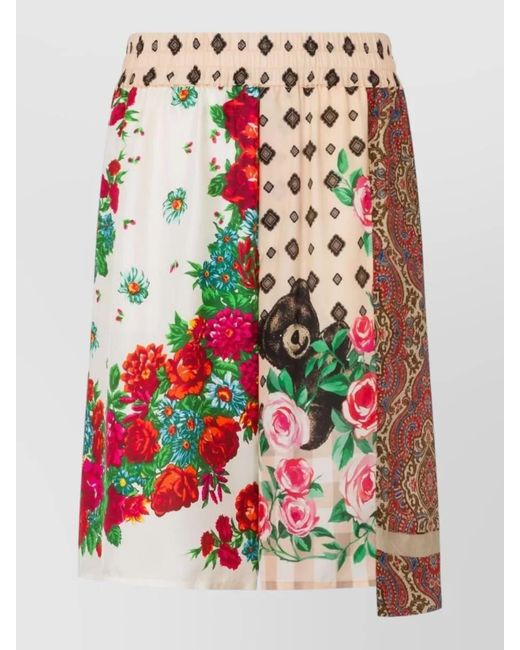 Moschino Silk Tailored Shorts for men
