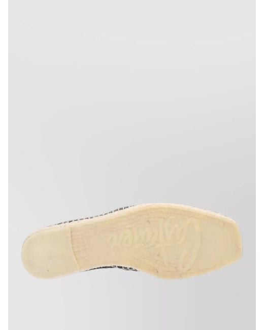 Castaner Blue Paul Espadrilles Round Toe Woven Design for men