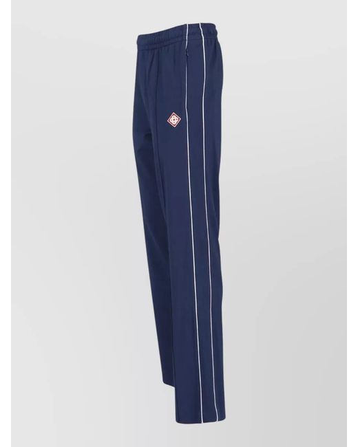 Casablanca Blue Straight Track Pants for men