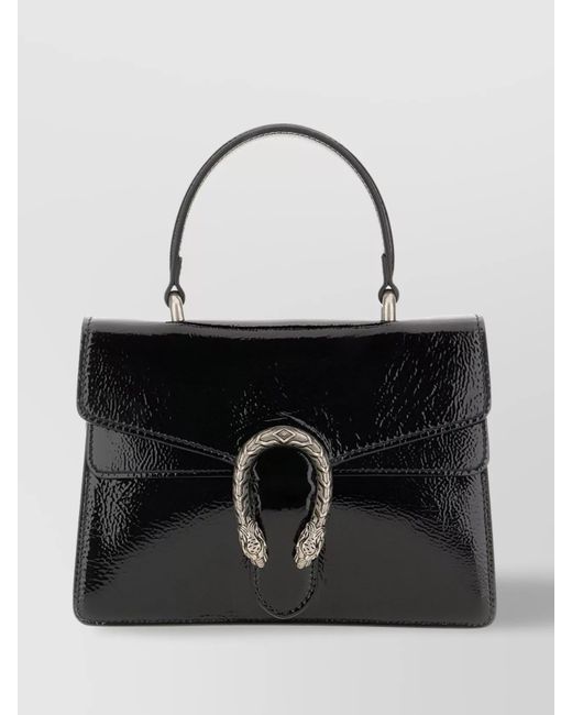Gucci Black Small Dionysus Handbag Metal Hardware